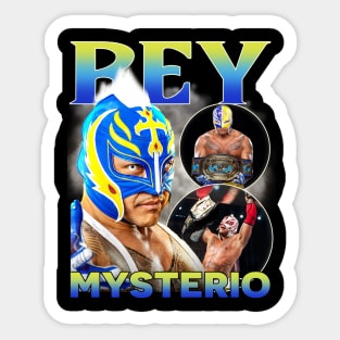 VINTAGE BOOTLEG REY MYSTERIO 90S STYLE Sticker